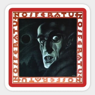 Classic Horror Movie Poster - Nosferatu Sticker